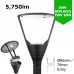 LED Premium Post Top Lantern - Car Park / Street Light Luminaire 50W/5,750lm - 3-8m Column Street Lighting Fixture Flicker Free