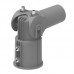 Street Lighting Column / Lamp post Bracket/Adaptor - Adjustable 76mm column-to-60mm arm