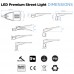 LED Premium Street Light 60w  - 4-6m Column Street Lighting Fixture Flicker Free