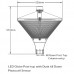 LED Post Top Lantern - 360 Degree 50W c/w Photocell NEMA Dusk til Dawn Sensor Replaces 70W SON/ 76mm entry
