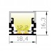 Reduce / No Spotting / Dotting LED Strip / Tape Diffuse Diffuser LED Aluminium Profile / Channel / Extrusion