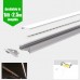 LED Profile Recessed Display / Cabinet for LED Strip (70˚)  Aluminium LED Channel c/w  Diffuser + End Caps