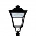 LED Street Light - Victorian / Traditional Street Light Luminaire 50W - c/w Photocell Dusk Til Dawn DayLight Sensor NEMA Socket Flicker Free