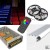 Stair Nosing LED Strip RGBW Colour Changing - Step Stairs Treads Edging LED Kit - Includes LED Strip Tape, LED Profile, Driver + Optional RF Remote or Wall Plate Controller, 5m Cable 24V - IP65